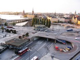 транспортная развязка у станции Slussen